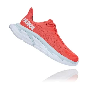 Women's Clifton Edge Hot Coral / White